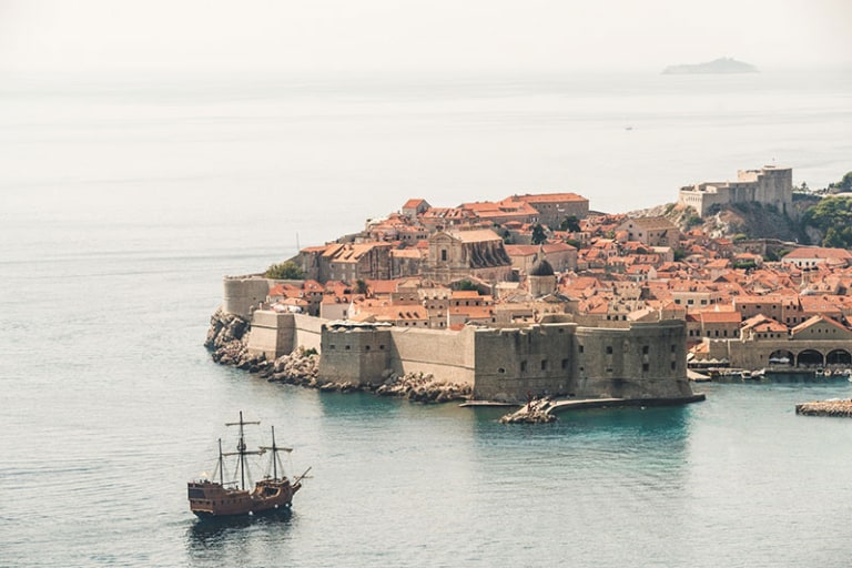 Game of Thrones locatie Dubrovnik. Voor blogpost over Name of Thrones, populaire babynamen uit Game of Thrones.